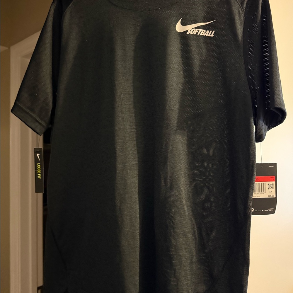 Nike Black Short Sleeve Tee Athletic Casual